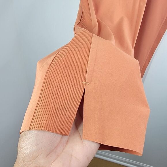 ATHLETA Brooklyn Ankle Pants Sun Baked Clay Orange Color Pockets Size 2 - Picture 10 of 14
